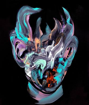 Print of Abstract Portrait Paintings by Norris Yim