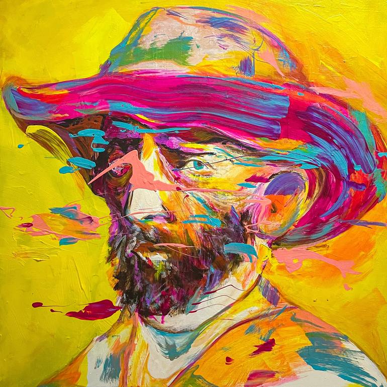 Original Abstract Popular culture Paintings by Norris Yim