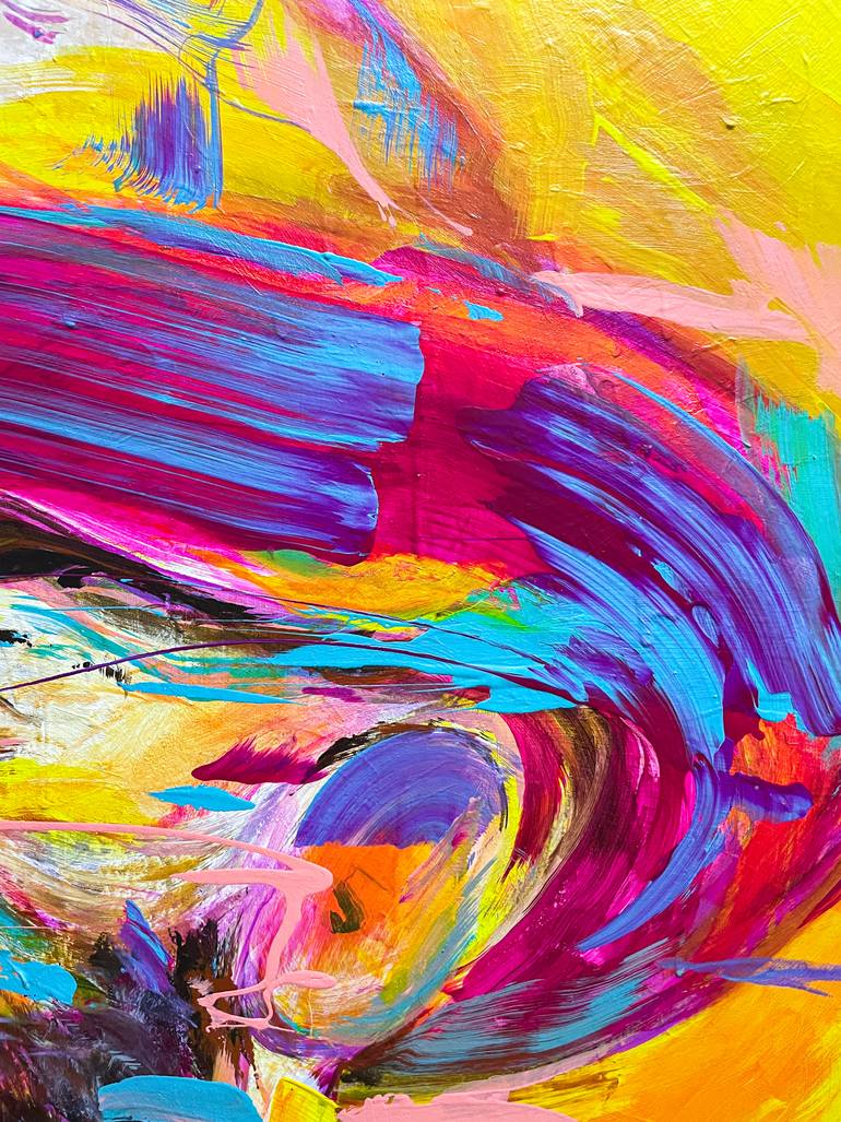 Original Abstract Pop Culture/Celebrity Painting by Norris Yim