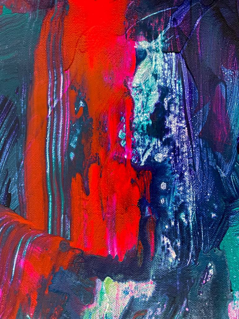 Original Abstract Expressionism Abstract Painting by Norris Yim