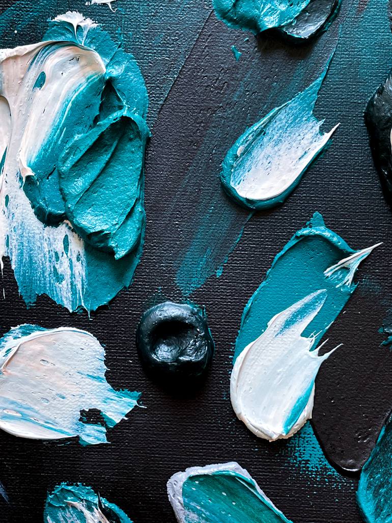 Original Abstract Expressionism Abstract Painting by Norris Yim