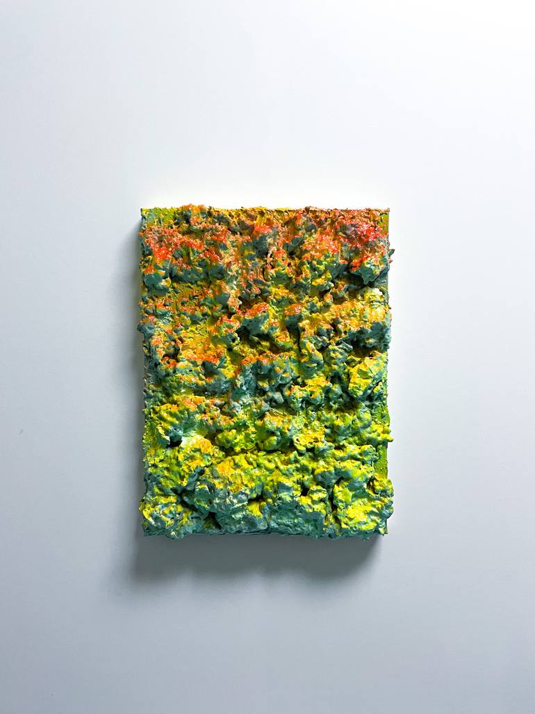Original Abstract Expressionism Abstract Painting by Norris Yim