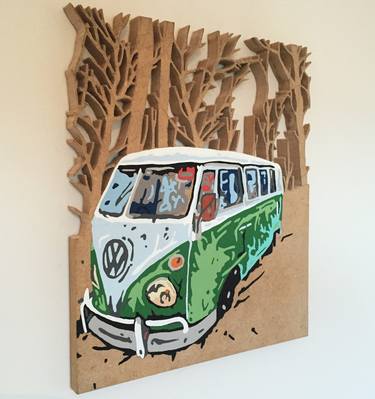 Original Street Art Car Paintings by Matthew Spencer