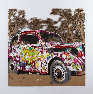 Original Pop Art Automobile Paintings by Matthew Spencer