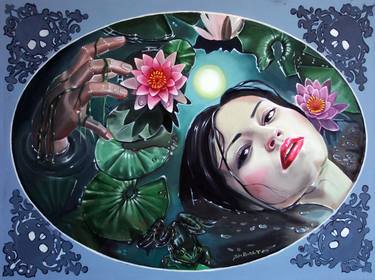 Original Figurative Mortality Paintings by Italia Ruotolo