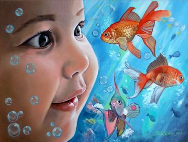 Original Children Paintings by Italia Ruotolo