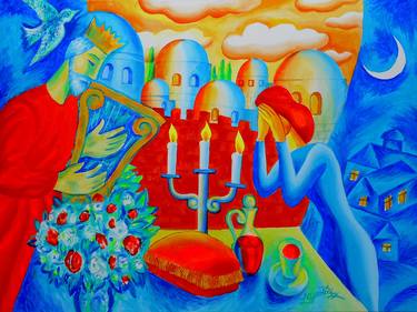 Original Conceptual Religious Paintings by Leon Zernitsky