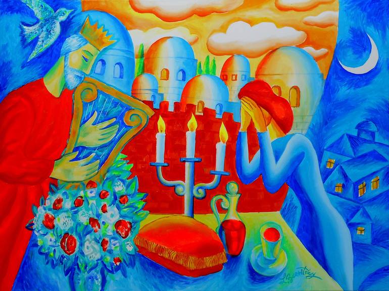 Print of Contemporary Religious Paintings by Leon Zernitsky