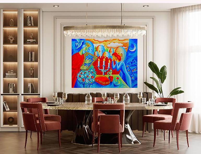 Original Contemporary Religious Painting by Leon Zernitsky