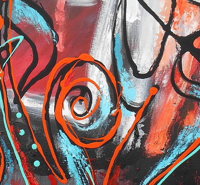 Original Abstract Music Painting by Leon Zernitsky