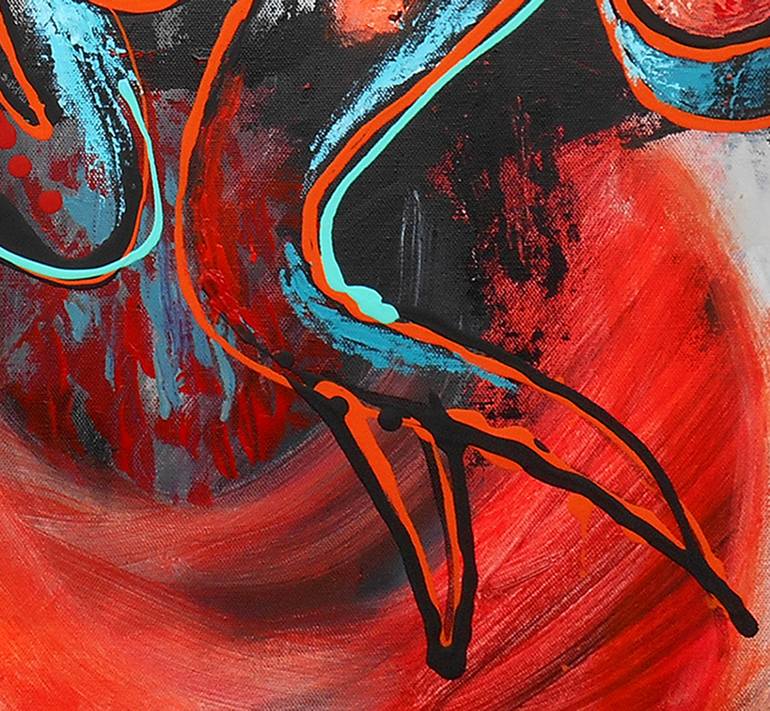 Original Abstract Music Painting by Leon Zernitsky