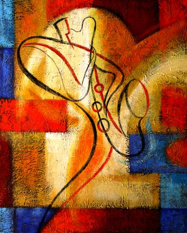 Print of Abstract Music Paintings by Leon Zernitsky