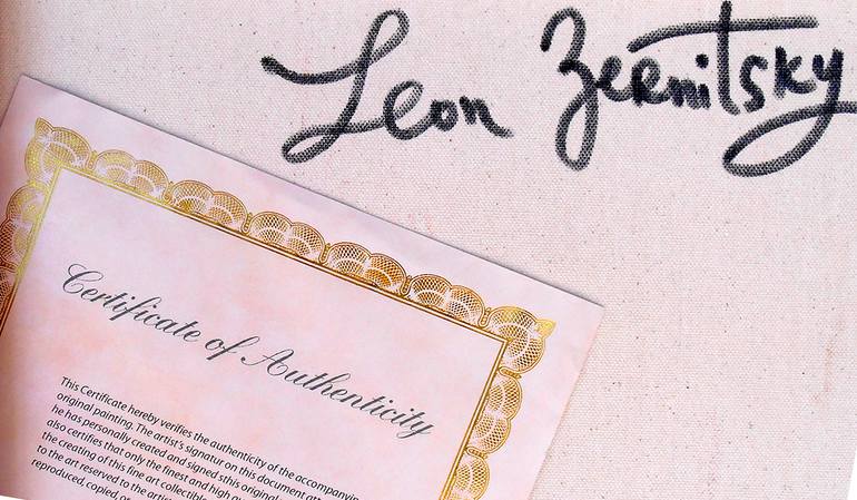 Original Modern People Drawing by Leon Zernitsky