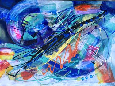 Original Abstract Paintings by Leon Zernitsky