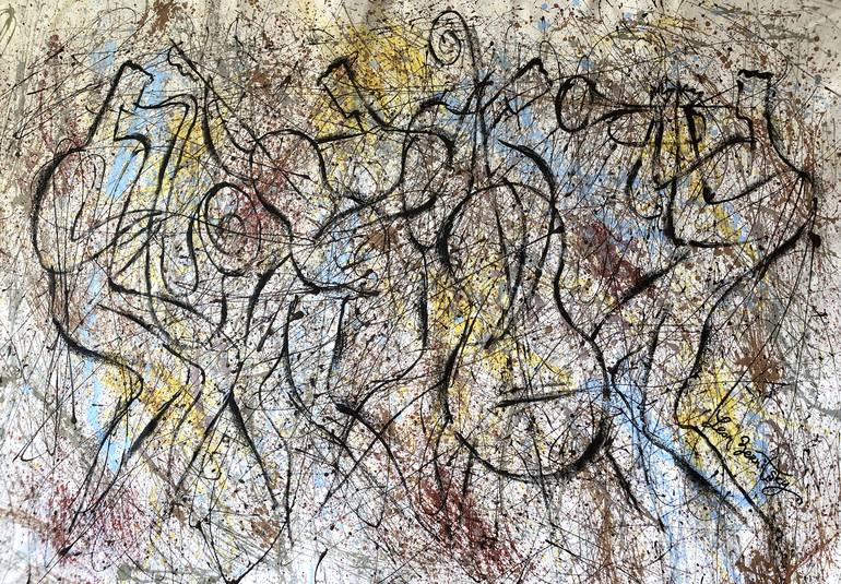 Print of Abstract Expressionism Abstract Paintings by Leon Zernitsky