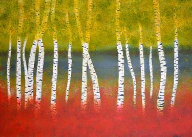 Print of Tree Paintings by Stacey Hackett