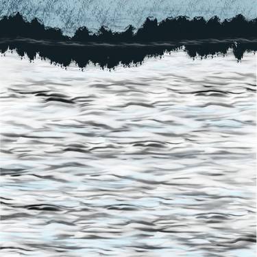 Original Abstract Seascape Digital by Scott DubhGhaill