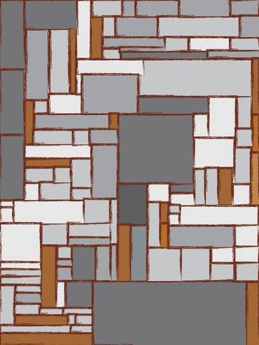 Original Abstract Architecture Drawings by Scott DubhGhaill