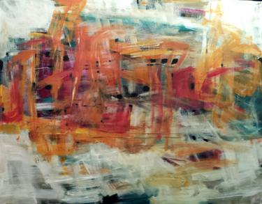 Original Abstract Expressionism Abstract Paintings by voicu nicole