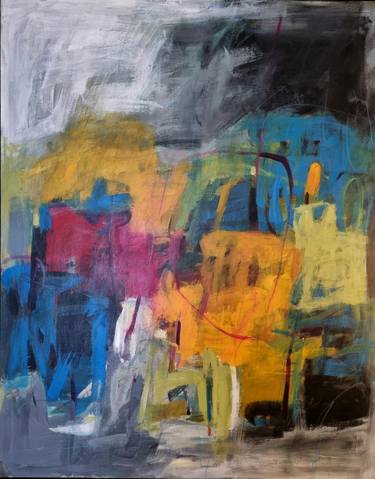 Original Abstract Painting by Voicu Nicole