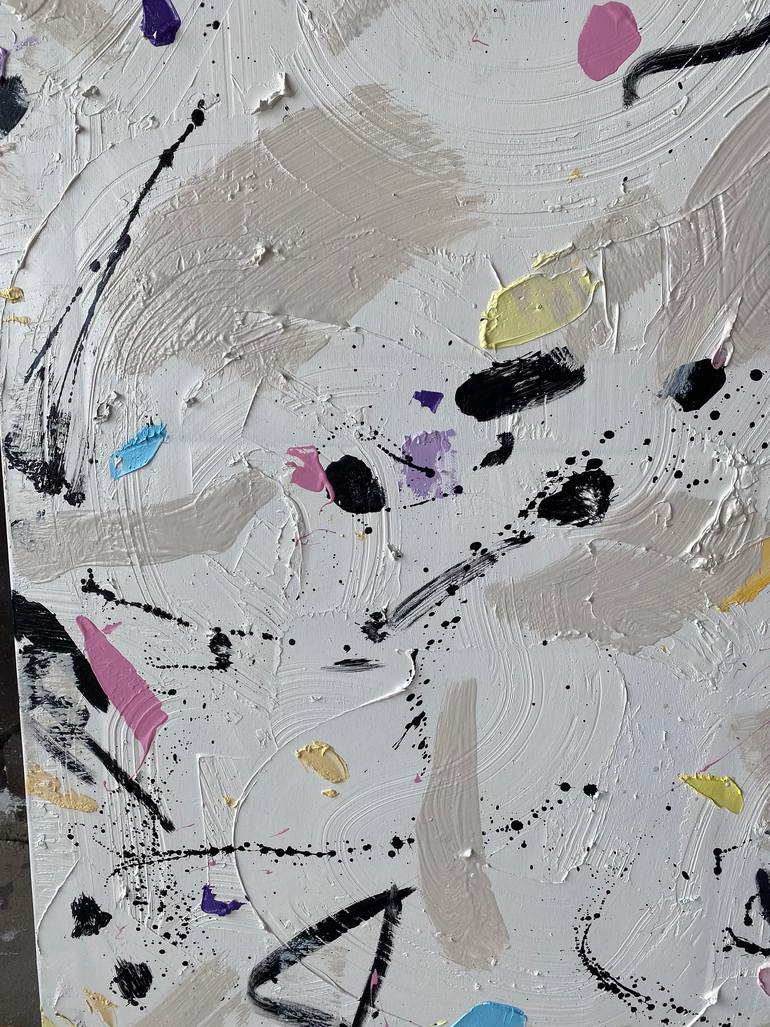 Original Abstract Expressionism Abstract Painting by Iryna Kitaieva