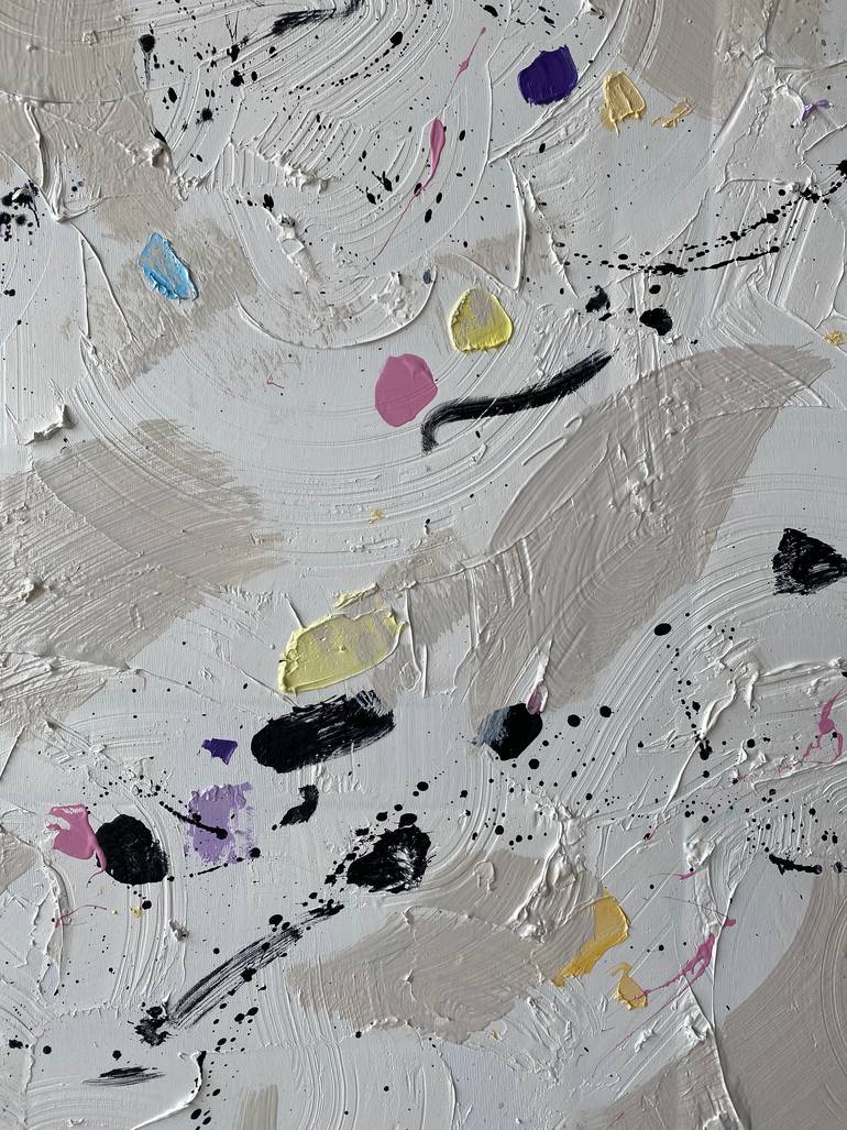Original Abstract Expressionism Abstract Painting by Iryna Kitaieva