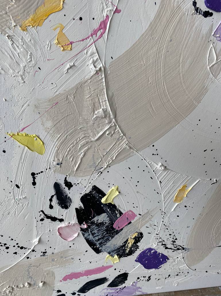 Original Abstract Expressionism Abstract Painting by Iryna Kitaieva