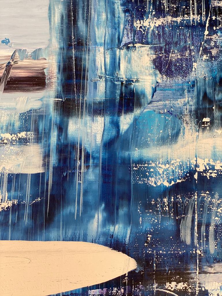 Original Abstract Expressionism Abstract Painting by Iryna Kitaieva