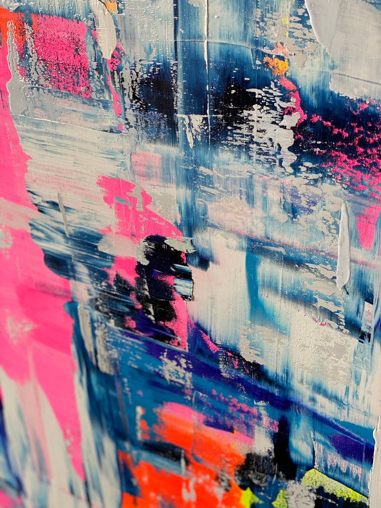 Original Abstract Expressionism Abstract Painting by Iryna Kitaieva