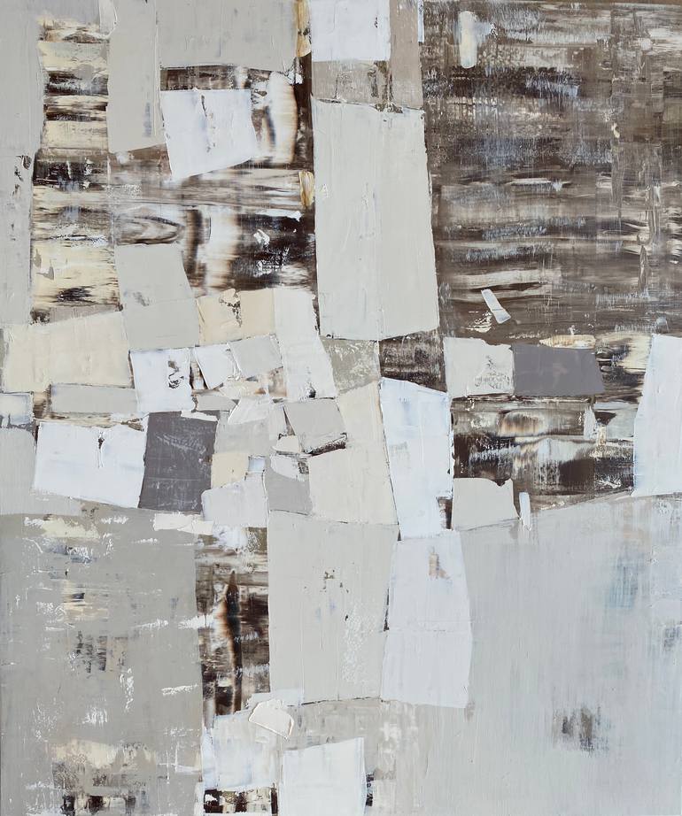 Original Abstract Expressionism Abstract Painting by Iryna Kitaieva