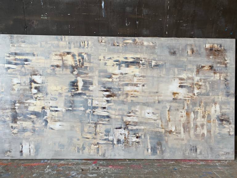 Original Abstract Expressionism Abstract Painting by Iryna Kitaieva