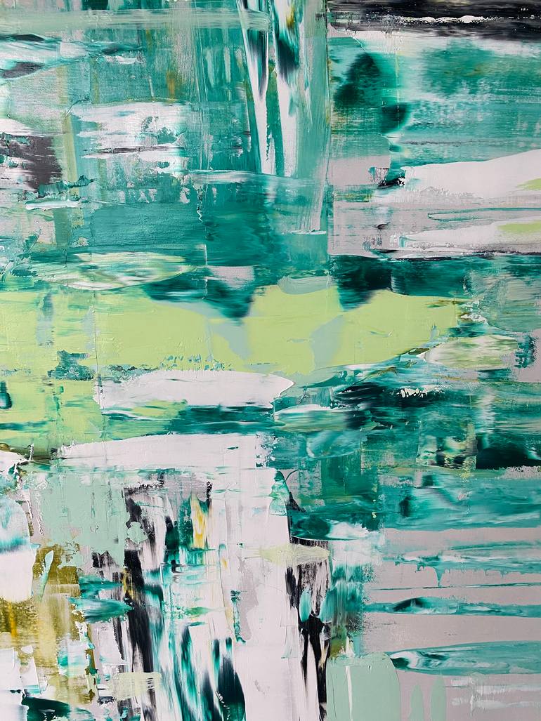 Original Abstract Expressionism Abstract Painting by Iryna Kitaieva