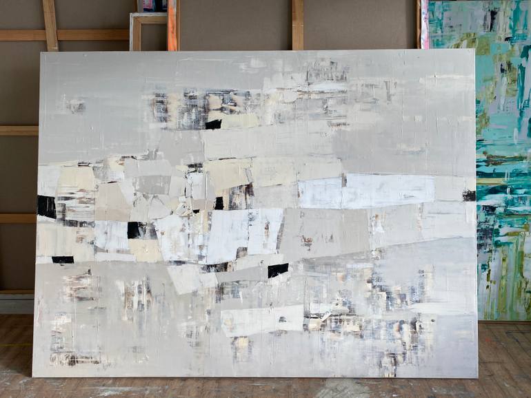 Original Abstract Expressionism Abstract Painting by Iryna Kitaieva