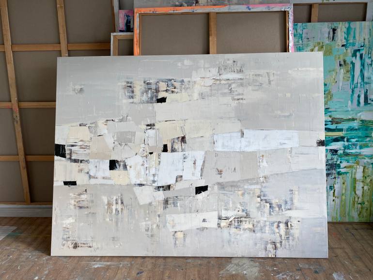 Original Abstract Expressionism Abstract Painting by Iryna Kitaieva