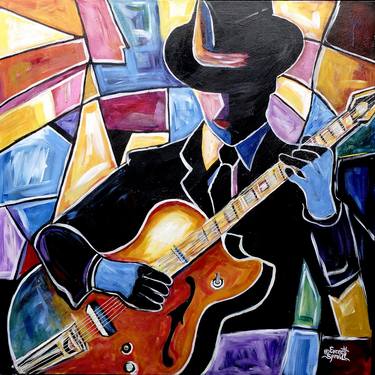 Original Music Paintings by Everett Spruill