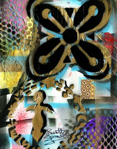 Print of Street Art Abstract Collage by Everett Spruill