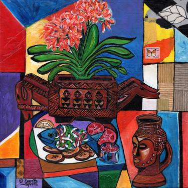 Print of Cubism Culture Paintings by Everett Spruill
