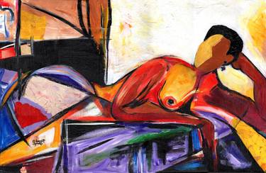 Original Nude Paintings by Everett Spruill