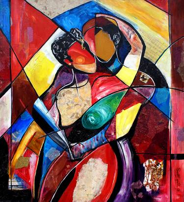 Original Abstract Erotic Paintings by Everett Spruill