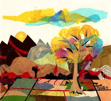 Print of Nature Collage by Everett Spruill