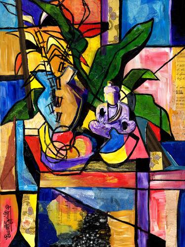 Print of Abstract Still Life Paintings by Everett Spruill