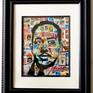 Langston Hughes with Black/ matted / 11 x 14" frame