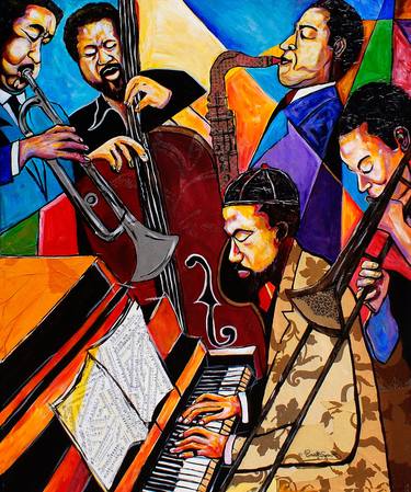 Print of Music Paintings by Everett Spruill