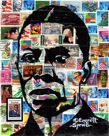 Print of Figurative Portrait Collage by Everett Spruill