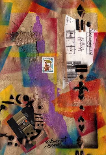 Print of Abstract Culture Collage by Everett Spruill