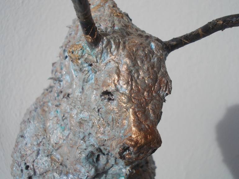 Original Abstract Animal Sculpture by Anna Ro