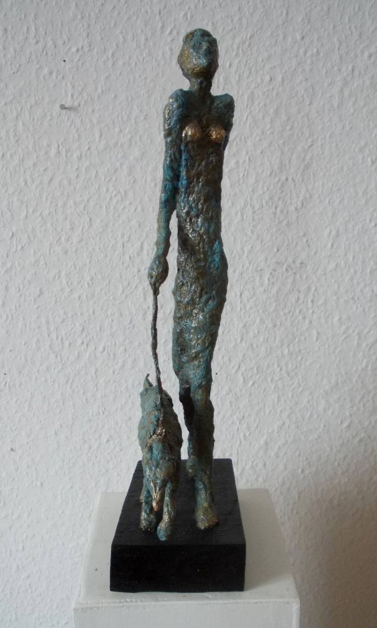 Original Abstract Women Sculpture by Anna Ro