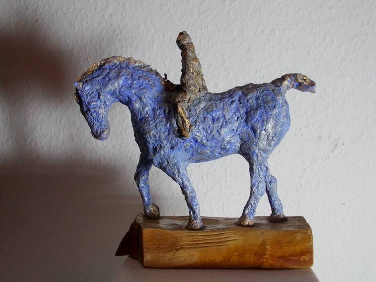 Blue horse - Print