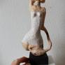 my new sculpture is made from a birch wood and depicts an abstract girl, who discovered in itself wonderful metamorphosis.
Sculpture and base are painted with acrylic paint.
Dimensions without base: H35 x W17 x D 8,
dimensions of the wood base H 4 x W 9 x D 9 cm