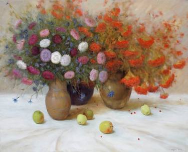 Original Still Life Paintings by Anna Ro